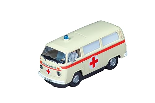 Carrera Evolution - 20027794 VW Bus T2b Ambulance, Red Cross | Slotcar Ready to Race | Perfekt für Kinder & Erwachsene | Maßstabsgetreue 1:32 Nachbildung mit Lichtfunktion von Carrera Evolution