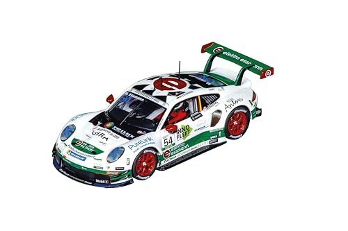 Carrera Evolution - 20027799 Porsche 911 "CarTech Motorsport Bonk, M. Essmann, No.54 | Slotcar Ready to Race | Perfekt für Kinder & Erwachsene | Maßstabsgetreue 1:32 Nachbildung mit Lichtfunktion von Carrera Evolution