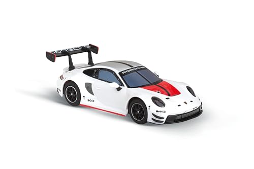 Carrera Hybrid, Porsche 911 GT3 R Rexy, Maßstab 1:50, Front- und Rücklichter, Bis zu 30 Minuten Rennaction, USB-C-Aufladung in 20 Minuten, Mobile App-Steuerung für maximales Fahrvergnügen von Carrera Hybrid