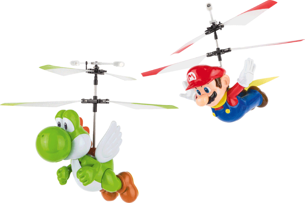 2 4GHz Super Mario™ - Twin Pack - Flying Cape Mario + Yoshi grün von Carrera