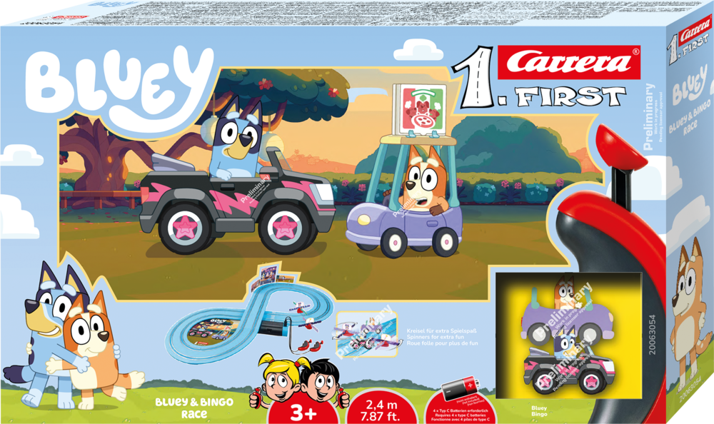 Bluey & Bingo Race von Carrera