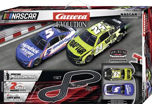 Carrera 20025248 Evolution NASCAR Darlington Showdown Start-Set von Carrera