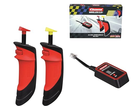 Carrera 10120 Wireless 2.0 Duo Controller und Empfänger für Digital 132, Digital 124 Slot Car Race Tracks von Carrera