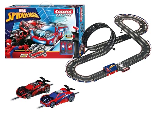 Carrera - 20062580 - Carrera GO!!! Spider Racing Rennbahn-Set I Rennbahn mit lizensierten Slotcars | bis zu 2 Spieler | Für Kinder ab 6 Jahren & Erwachsene von Carrera