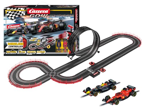 Carrera - 20062581 - Carrera GO!!! Formula Free Racing (Wireless) Rennbahn-Set I Rennbahn mit lizensierten Slotcars | bis zu 2 Spieler | Für Kinder ab 6 Jahren & Erwachsene von Carrera