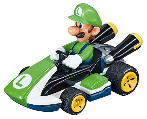 Carrera - 20064034 - Carrera GO!!! Mario Kart - Luigi I Rennbahnen und lizensierte Slotcars | bis zu 2 Spieler | Für Jungs und Mädchen ab 6 Jahren & Erwachsene von Carrera