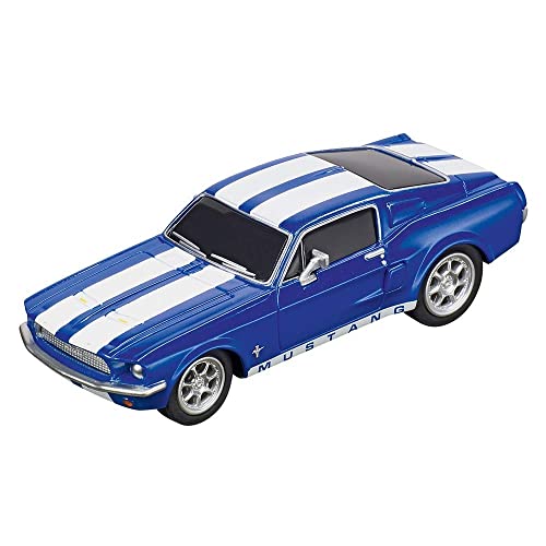 Carrera - 20064146 - Carrera GO!!! Ford Mustang '67 - Racing Blue I Rennbahnen und lizensierte Slotcars | bis zu 2 Spieler | Für Jungs und Mädchen ab 6 Jahren & Erwachsene von Carrera