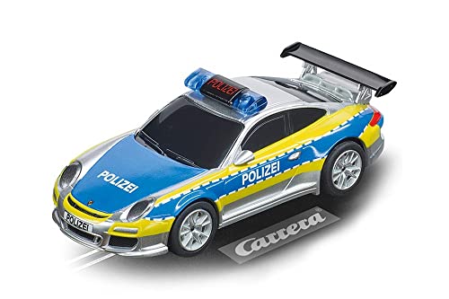 Carrera - 20064174 - Carrera GO!!! Porsche 911 GT3 Polizei I Rennbahnen und lizensierte Slotcars | bis zu 2 Spieler | Für Jungs und Mädchen ab 6 Jahren & Erwachsene von Carrera