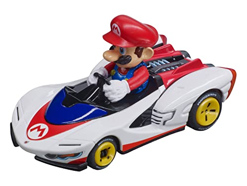 Carrera - 20064182 - Carrera GO!!! Mario Kart - P-Wing - Mario I Rennbahnen und lizensierte Slotcars | bis zu 2 Spieler | Für Jungs und Mädchen ab 6 Jahren & Erwachsene von Carrera