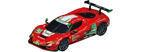 Carrera - 20064242 GO!!! Ferrari 296 GT3 AF Corse, No.21 | Maßstab 1:43 Slotcar | Kompatibel mit GO!!!, GO!!! Plus & Battery Operated | Rennspaß von Carrera