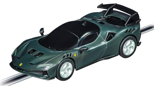 Carrera - 20064251 GO!!! Ferrari SF-90 XX Stradale - Grigio Scuro | Maßstab 1:43 Slotcar | Kompatibel mit GO!!!, GO!!! Plus & Battery Operated | Authentische Details für Kinder & Erwachsene von Carrera