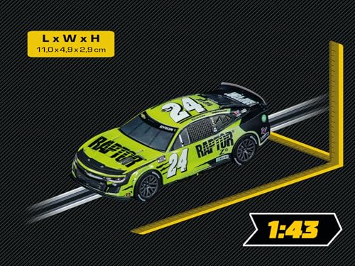 Carrera - 20064272 GO NASCAR Camaro NextGen ZL1 Hendrick Motorsports, William Byron, No.24 | Maßstab 1:43 Slotcar | Kompatibel mit GO, GO Plus & Battery | Authentisches Design von Carrera