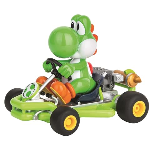 Carrera RC I 2,4GHz Mario Kart Pipe Kart I Yoshi RC-Fahrzeug I Offiziell lizenziert I Authentisches Design I Für Nintendo-Fans I Ferngesteuertes Auto Carrera RC I 2,4GHz Mario Kart Pipe Kart I Yoshi RC-Fahrzeug I Offiziell lizenziert I Authentisches Design I Für Nintendo-Fans I Ferngesteuertes Auto von Carrera