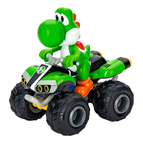 Carrera RC Mario Kart Yoshi Quad I Ferngesteuertes Quad Für Kinder und Erwachsene, Jungs & Mädchen I Einzigartige Mario Lizenz I Langanhaltender Fahrspaß Dank LiFePo4 Akku I Robuste Luftreifen von Carrera