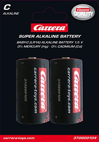 Carrera 370600104 EU only -2X C LR14 Alkaline High Power - Carrera Batterie Blister von Carrera