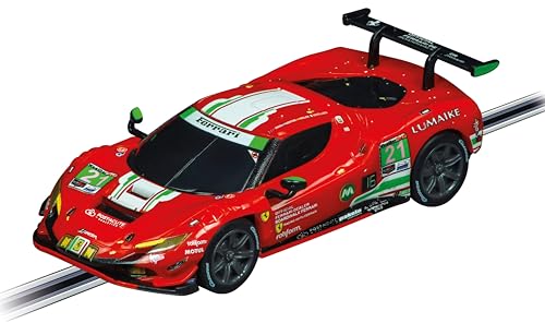 Carrera 64242 Ferrari 296 GT3 "AF Corse, No.53.3 cm Maßstab 1:43 Analog Slot Car Rennfahrzeug GO!!! Slot Car Spielzeug Rennbahn Sets von Carrera