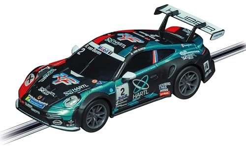 Carrera 64244 Porsche 992 GT3 Cup Huber Racing, No.2 Maßstab 1:43 Analog Slot Car Rennfahrzeug GO!!! Slot Car Spielzeug Rennbahn Sets von Carrera