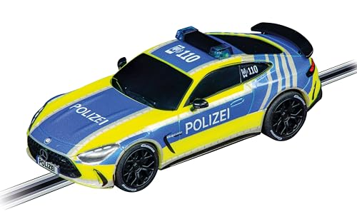 Carrera 64254 AMG Mercedes GT 63 "Polizei Maßstab 1:43 Analog Slot Car Rennfahrzeug GO!!! Slot Car Spielzeug Rennbahn Sets von Carrera