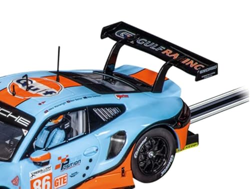 Carrera DIGITAL 124 85628 Spare Parts for Porsche 911 RSR Gulf Racing, Mike Wainwright, No.86, Silverstone 2018 von Carrera