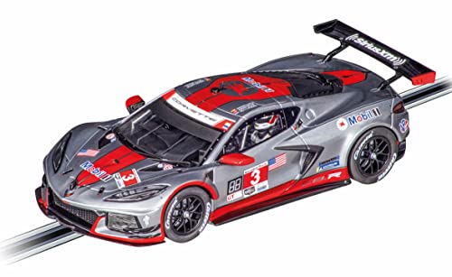 Carrera DIGITAL 124 Chevrolet Corvette C8.R Sebring, No.3 | Legendärer Silber-Roter GT-Champion | Perfektes Slotcar Ready to Race | Ideal für Männer, Kinder & Erwachsene ab 10 Jahren von Carrera