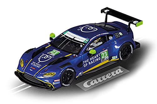 Carrera Digital 132 I Aston Martin Vantage GT3 Heart of Racing No.23 I Auto für Rennbahn | Rennbahnen und lizensierte Slotcars | bis zu 6 Spieler | Für Jungs & Mädchen ab 8 Jahren & Erwachsene von Carrera