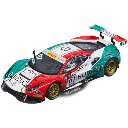 Carrera Digital 132 I Ferrari 488 GT3 Squadra Corse Garage Italia No.7 I Auto für Rennbahn | Rennbahnen und lizensierte Slotcars | bis zu 6 Spieler | Für Jungs & Mädchen ab 8 Jahren & Erwachsene von Carrera