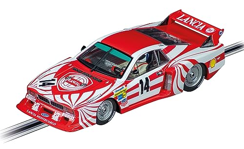 Carrera - 20031064 - DIGITAL 132 I Lancia Beta Montecarlo Turbo Lancia Italia No14 24h 1981 I Klassischer Rennwagen für Sammler I Mit voll funktionsfähigen Lichtern I Slotcar Maßstab 1:32 von Carrera