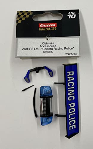 Carrera Digital124 Heckspoiler/Kleinteile für den Audi R8 LMS Racing Police 23880" von Carrera