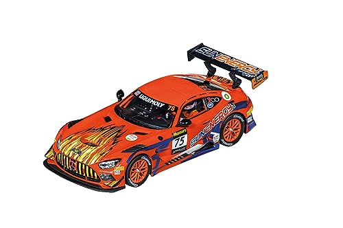 Carrera - 20031068 - DIGITAL 132 I Mercedes-AMG GT3 Evo Sunenergy Racing No.75 Bathhurst 2022 I Für den Rennsportbegeisterten I Original Lizenz I Front- & Rücklichter I Mit realistischer Flammengrafik von Carrera