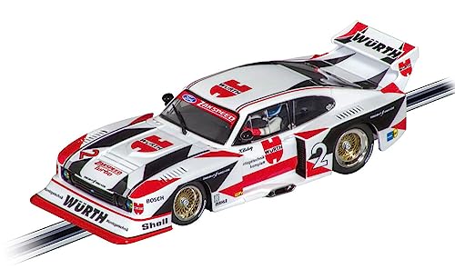 Carrera Evolution - 20027718 I Ford Capri Zakspeed Turbo I Autorennbahn Ready to Race I Slotcar Racing für Jungen Mädchen und die ganze Familie I Original Ford Lizenz im Maßstab 1:32 I Rennbahn Action von Carrera Evolution