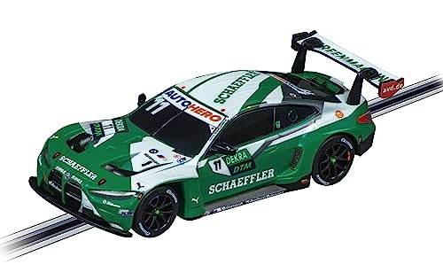 Carrera - 20064225 -BMW M4 GT3 Schubert Motorsport I Slotcar im Maßstab 1:43 I Echte DLizenz I Detailgetreue silberIgrüne Lackierung I Sportliches & authentisches Design I Ready to Race I Autorennbahn von Carrera