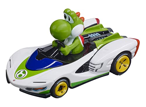 Carrera GO!!! Mario Kart™ - P-Wing - Yoshi I Rennbahnen und lizensierte Slotcars | bis zu 2 Spieler | Für Jungs und Mädchen ab 6 Jahren & Erwachsene von Carrera