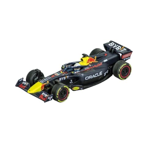 Carrera Pull & Speed I Red Bull Racing RB18 Verstappen No.1 I Aufziehauto Rennauto I Pull and Speed Auto mit Rückziehmotor I Für Jungs und Mädchen ab 6 Jahren & Erwachsene I Rennbahn von Carrera