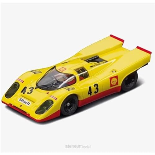 Carrera Evolution - 20027651 I Porsche 917 KH No.43 I Erleben Sie die Geschichte des Motorsports I Perfekt für junge Rennfahrer I Mit funktionsfähigen Frontscheinwerfern I Slotcar im Maßstab 1:32 von Carrera Evolution