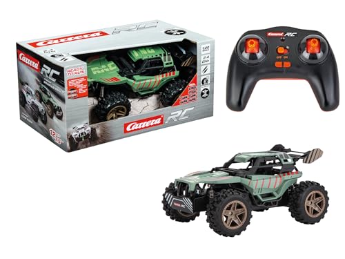 Carrera RC I 2,4GHz Mountain Racer I RC Buggy mit voller Fahr- und Lenkfunktion I Vollgefedertes Fahrzeug I Ferngesteuert I Luftreifen I Action im Gelände I Geeignet für Jungen&Mädchen ab 6 Jahren von Carrera