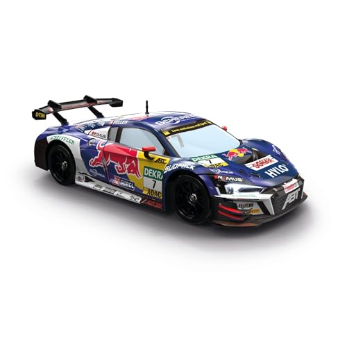 Carrera RC 2.4GHz ABT Red Bull Audi R8 LMS GT3 evo II - Steam | Power auf der Rennstrecke | Vierrad-Antrieb & Dampffunktion | Red Bull-Design | Ca. 28 cm Länge | Authentische Details & LED-Effekte von Carrera