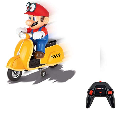 Carrera RC 370200992 Super Mario Odyssey Scooter – Ferngesteuerter Elektro-Roller für drinnen & draußen – Spielzeugroller für Kinder ab 6 Jahren & Erwachsene von Carrera