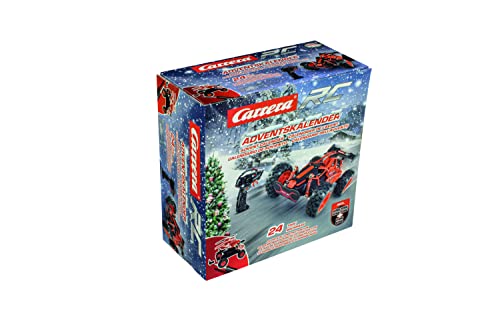 Carrera RC Buggy Advent Calendar 2.0 I Adventskalender für Kinder & Erwachsene, Jungs & Mädchen I Bauspaß über 24 Tage I perfekte für RC-Begeisterte I Ferngesteuerter Buggy von Carrera