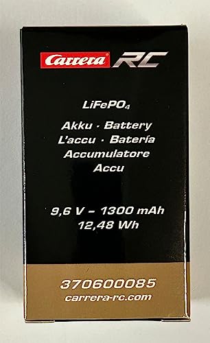 Carrera - 370600085 - LiFePo4 AKKU 9,6V 1300mAH von Carrera