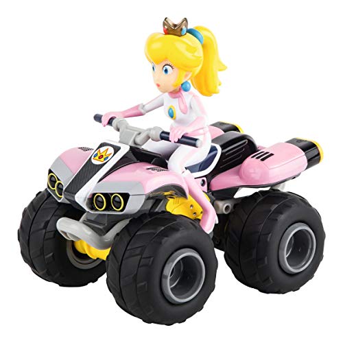 Carrera RC Nintendo Mario Kart 8 Peach Quad │ Ferngesteuertes ab 6 Jahren für drinnen & draußen │ Mini Mario Kart Auto mit Fernbedienung zum Mitnehmen │ Spielzeug für Kinder & Erwachsene Carrera RC Nintendo Mario Kart 8 Peach Quad │ Ferngesteuertes ab 6 Jahren für drinnen & draußen │ Mini Mario Kart Auto mit Fernbedienung zum Mitnehmen │ Spielzeug für Kinder & Erwachsene von Carrera