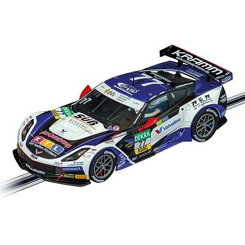 Carrera Evolution - 20027739 I Chevrolet Corvette C7 GT3-R Callaway Competition No.77 I Maßstab 1:32 I Slotcar Racing mit Front & Rücklichtern I Perfekt für Autorennbahn Liebhaber & Motorsportfans von Carrera Evolution