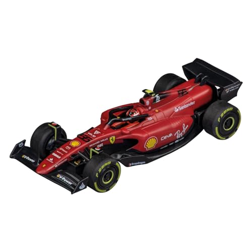 Carrera GO!!! Ferrari F1-75 Sainz No.55 I Rennbahnen und lizensierte Slotcars | bis zu 2 Spieler | Für Jungs und Mädchen ab 6 Jahren & Erwachsene von Carrera