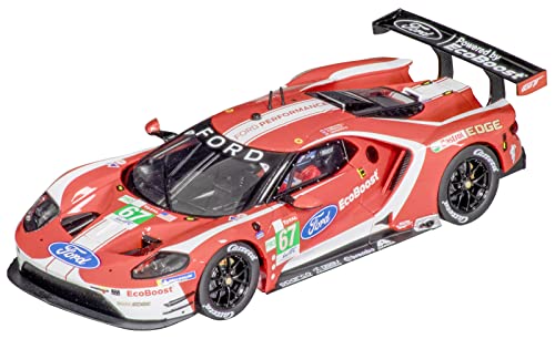 Carrera DIGITAL 124 Ford GT Race Car No.67 | Slotcar Ready to Race | Perfekt für Männer, Kinder & Erwachsene | Maßstabsgetreue 1:24 Nachbildung mit Original Ford-Lizenz | Mit Volllichtfunktion von Carrera