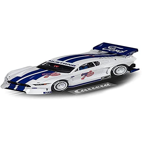 Carrera Evolution - 20027752 I Ford Mustang GTY Drift Meister I Maßstab 1:32 I Optimiert für Rennbahnen I Das perfekte Renngefühl für Kinder I Offizielle Ford Lizenz I Slotcar Rennbahn für Zuhause von Carrera Evolution