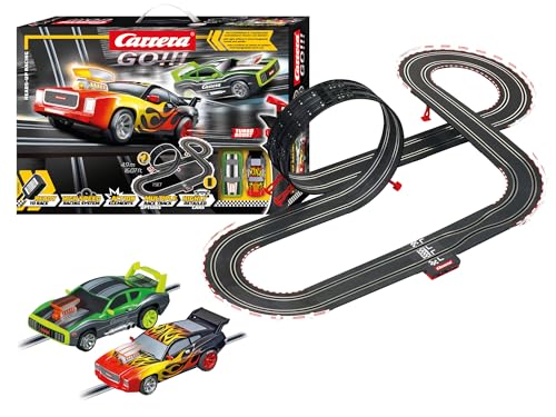 Carrera - 20062555 - Carrera GO!!! Heads-Up Racing Rennbahn-Set I Rennbahnen und lizensierte Slotcars | bis zu 2 Spieler | Für Jungs und Mädchen ab 6 Jahren & Erwachsene von Carrera