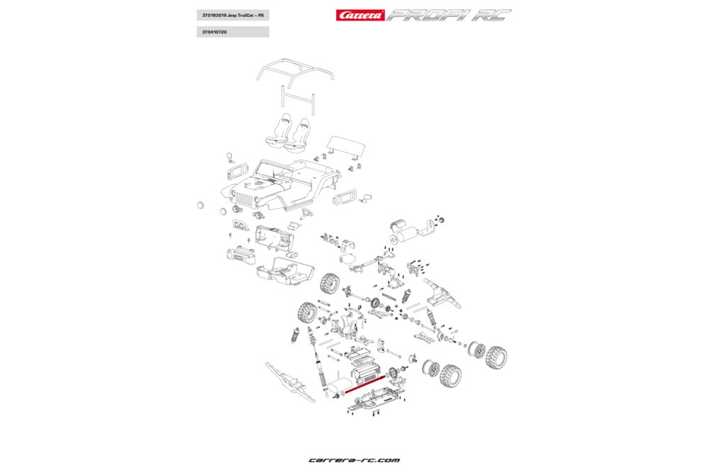 Mittelantriebswelle - Profi RC von Carrera