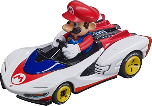 Pull & SPEED - 15813022 - Mario Kart - P-Wing Twinpack I Aufziehauto Rennauto I Pull and Speed Auto mit Rückziehmotor I Für Jungs und Mädchen ab 6 Jahren & Erwachsene I Rennbahn von Carrera