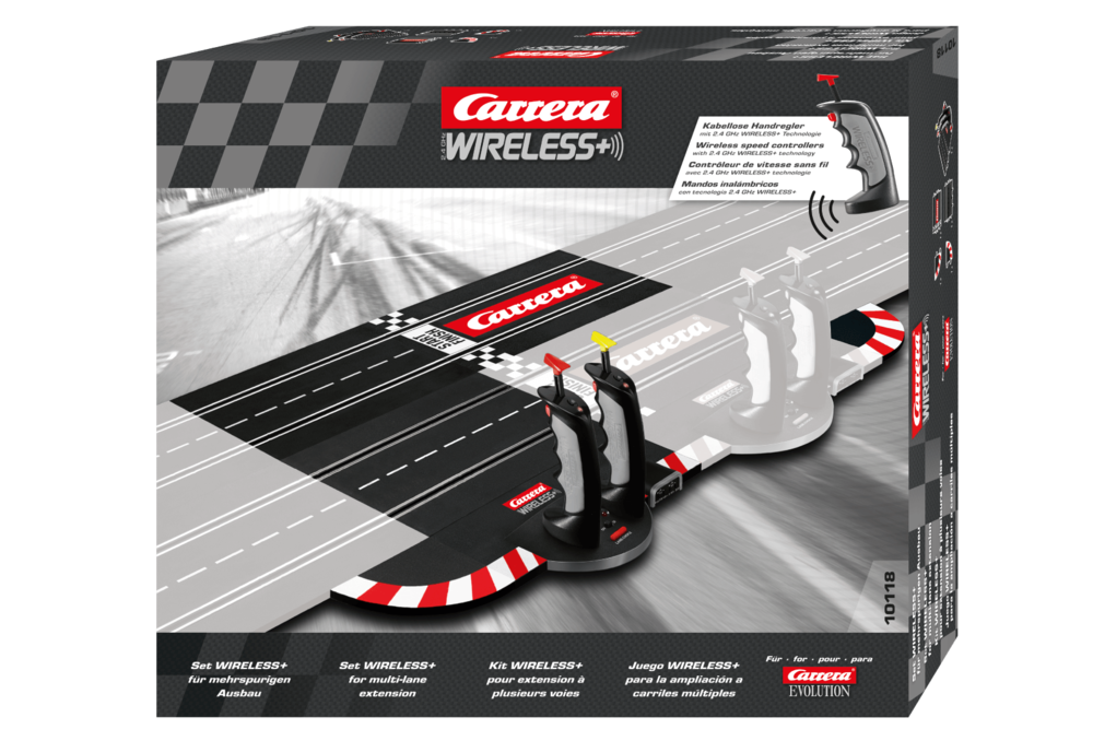 Wireless Set für mehrspurigen Ausbau Evolution von Carrera