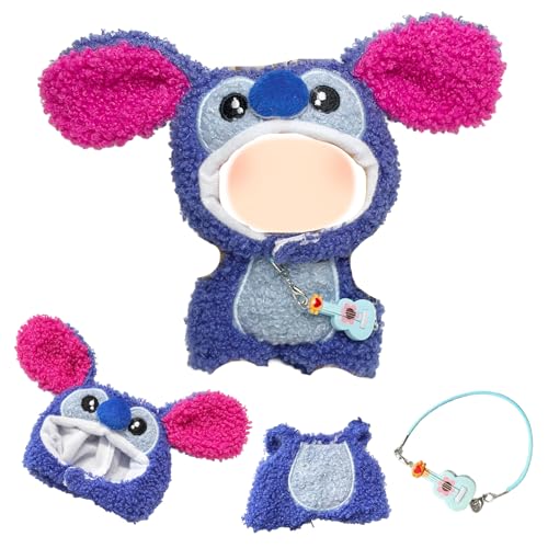 3 Pcs Blaue Puppe Kleidung für 17cm Puppen, Puppe Outfit Zubehör-Sets enthalten 1 Bodysuits 1 Hüte 1 Anhänger Mädchen Puppe 3 Pcs Blaue Puppe Kleidung für 17cm Puppen, Puppe Outfit Zubehör-Sets enthalten 1 Bodysuits 1 Hüte 1 Anhänger Mädchen Puppe von Carreuty