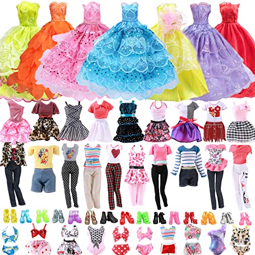 20 Puppenkleidungs Outfit für Puppen,10 Schuhe+3 Kleid+3 Kleidung+2 Bikini-Set+2 formelle Kleidung in zufälliger Reihenfolge für Mädchen, Geburtstagsgeschenke 20 Puppenkleidungs Outfit für Puppen,10 Schuhe+3 Kleid+3 Kleidung+2 Bikini-Set+2 formelle Kleidung in zufälliger Reihenfolge für Mädchen, Geburtstagsgeschenke von Carreuty